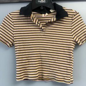 Levi’s striped crop top